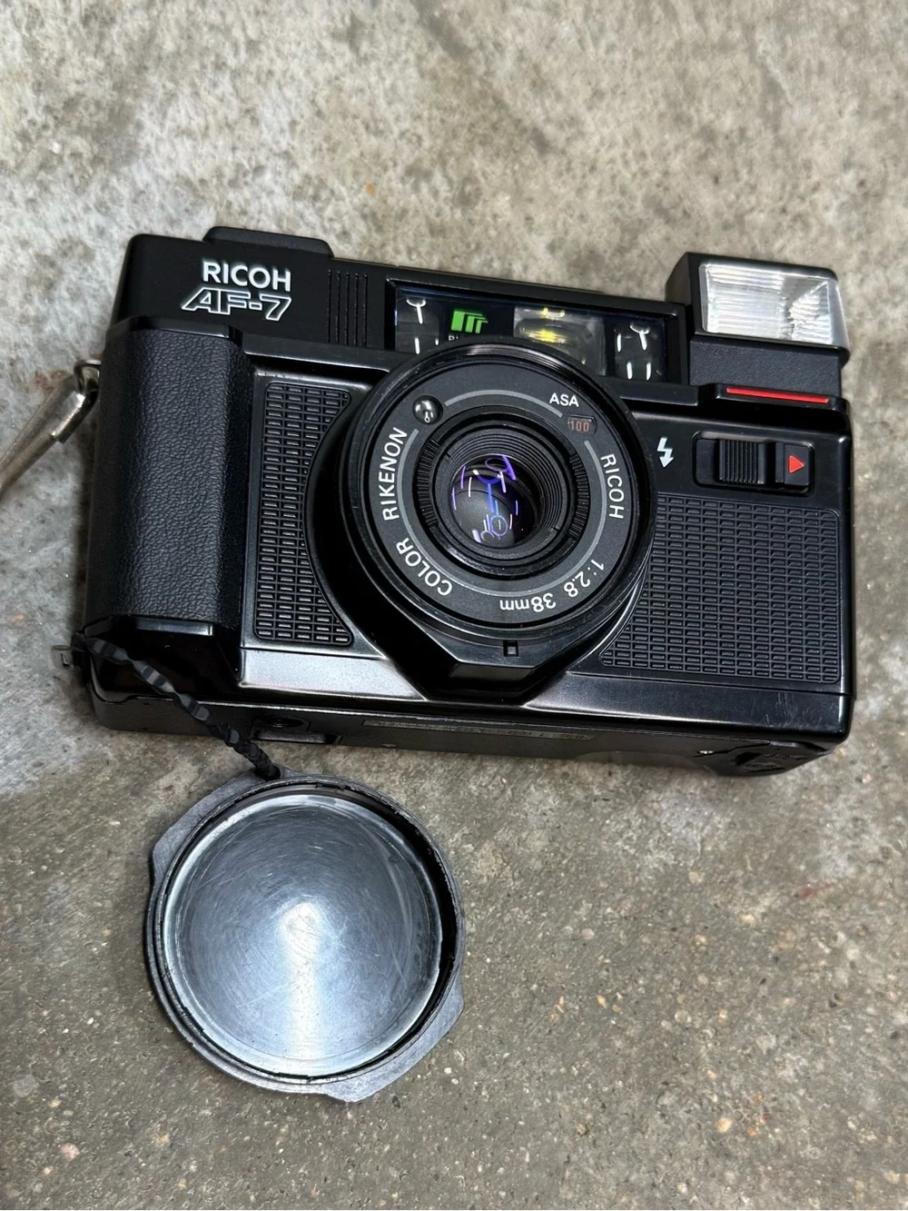 Vintage Ricoh AF-7 35mm Film Camera Bundle Tested